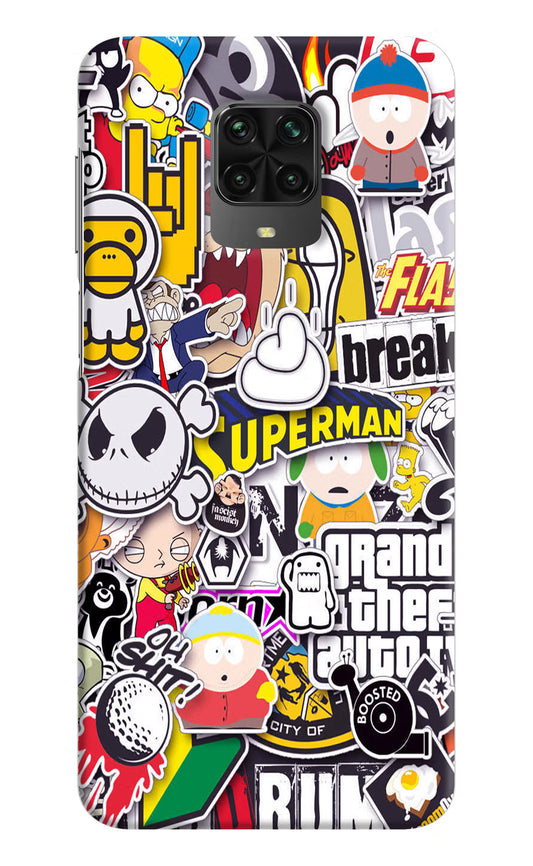 Sticker Bomb Poco M2 Pro Hard Case Back Cover by Casekaro