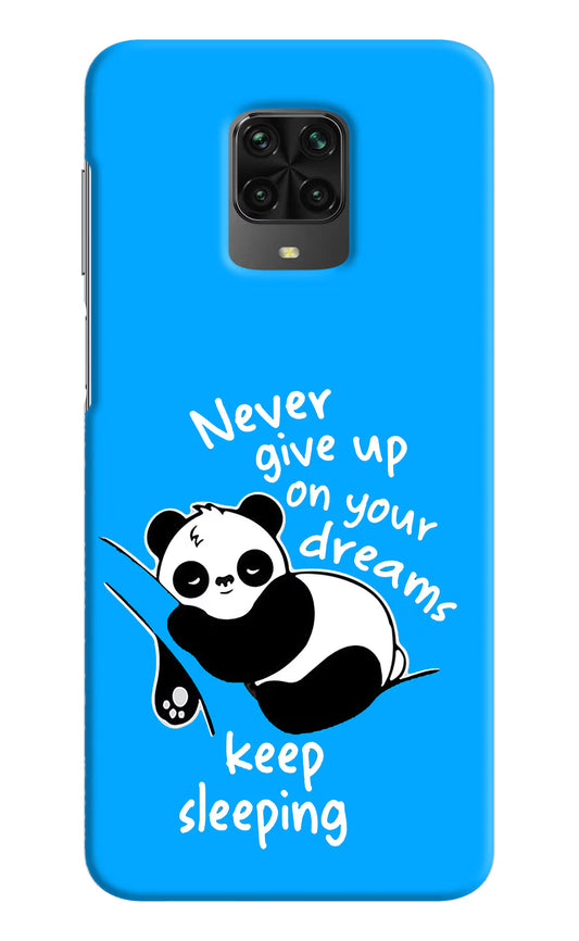 Keep Sleeping Poco M2 Pro Hard Case Back Cover by Casekaro