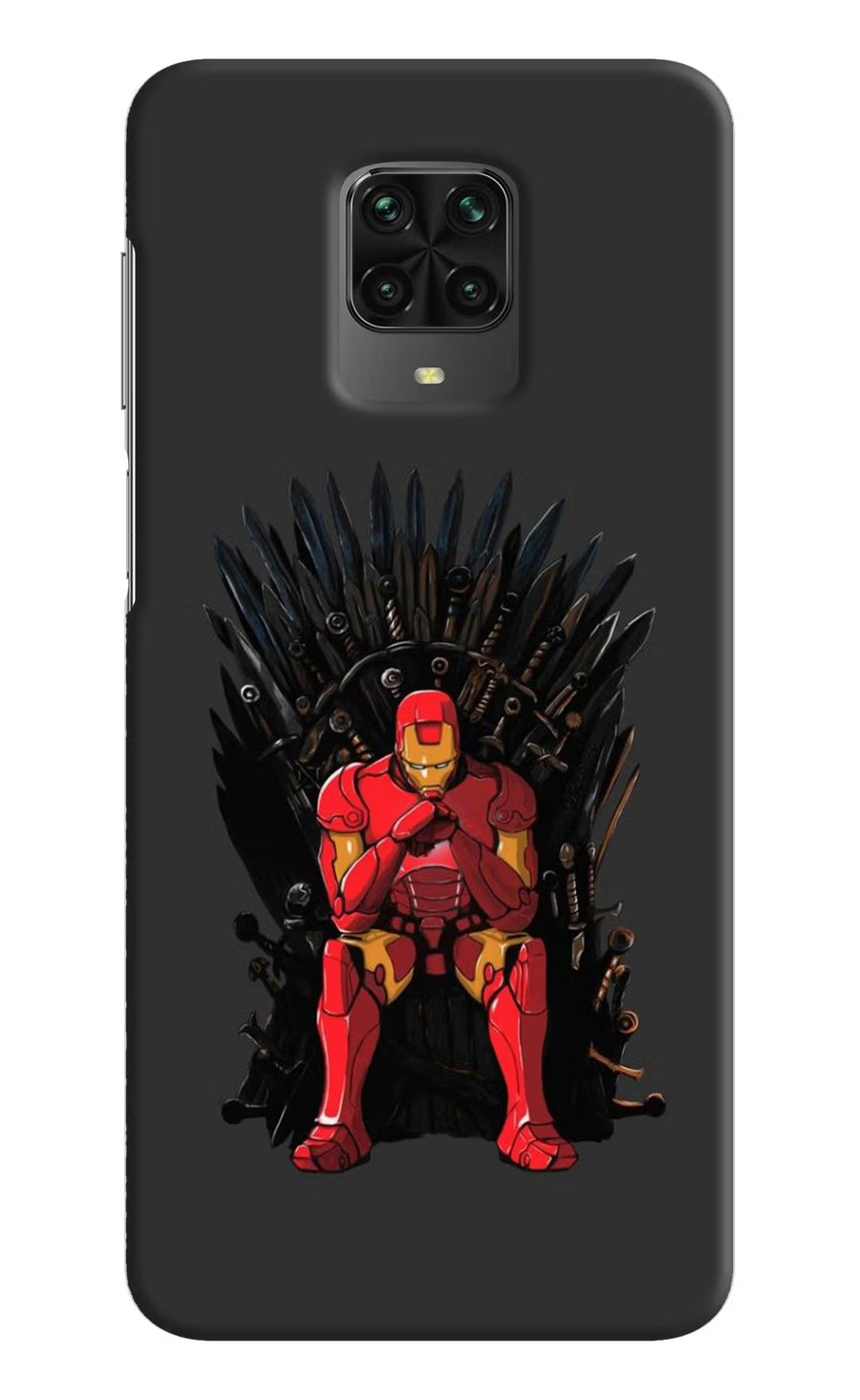 Ironman Throne Poco M2 Pro Back Cover, Hard case