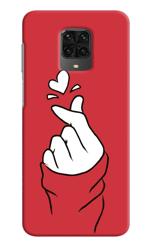 Korean Love Sign Poco M2 Pro Hard Case Back Cover by Casekaro