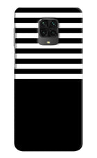 Black and White Print Poco M2 Pro Hard Case Back Cover by Casekaro