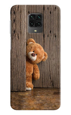 Teddy Wooden Poco M2 Pro Hard Case Back Cover by Casekaro