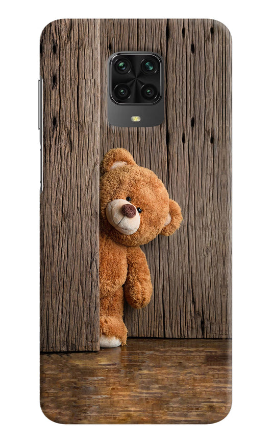 Teddy Wooden Poco M2 Pro Hard Case Back Cover by Casekaro