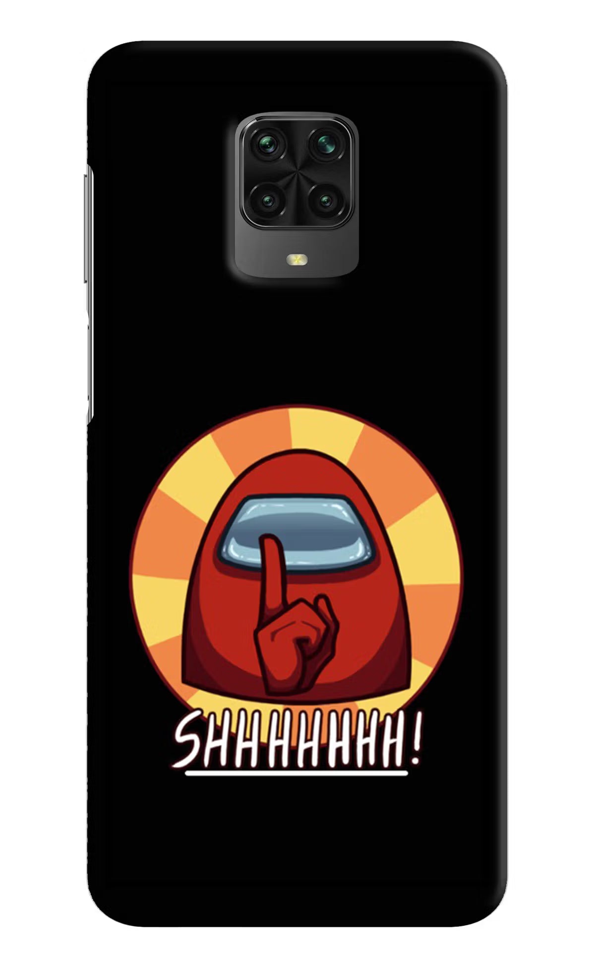 Among Us Shhh! Poco M2 Pro Hard Case Back Cover by Casekaro