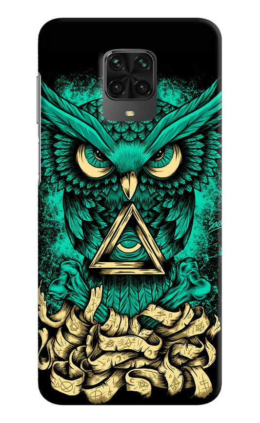 Green Owl Poco M2 Pro Hard Case Back Cover by Casekaro