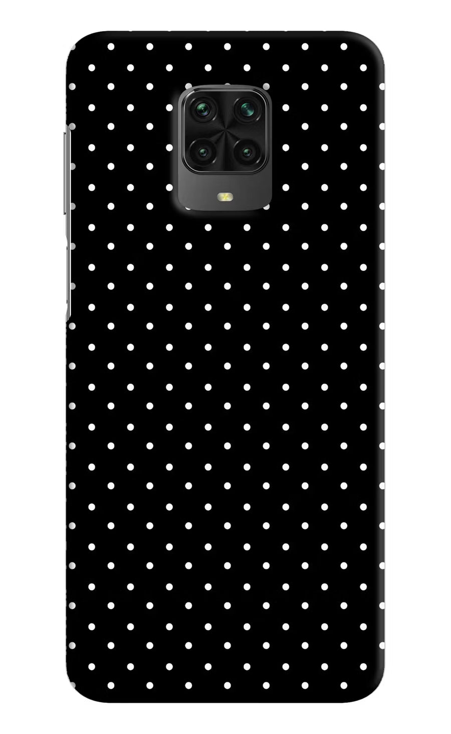 White Dots Poco M2 Pro Back Cover, Hard case