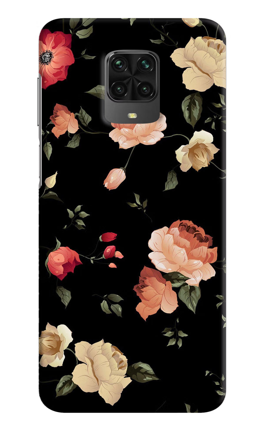 Flowers Poco M2 Pro Back Cover, Hard case