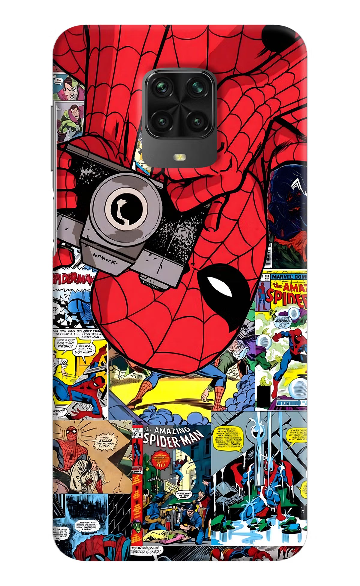 Spider Man Poco M2 Pro Hard Case Back Cover by Casekaro