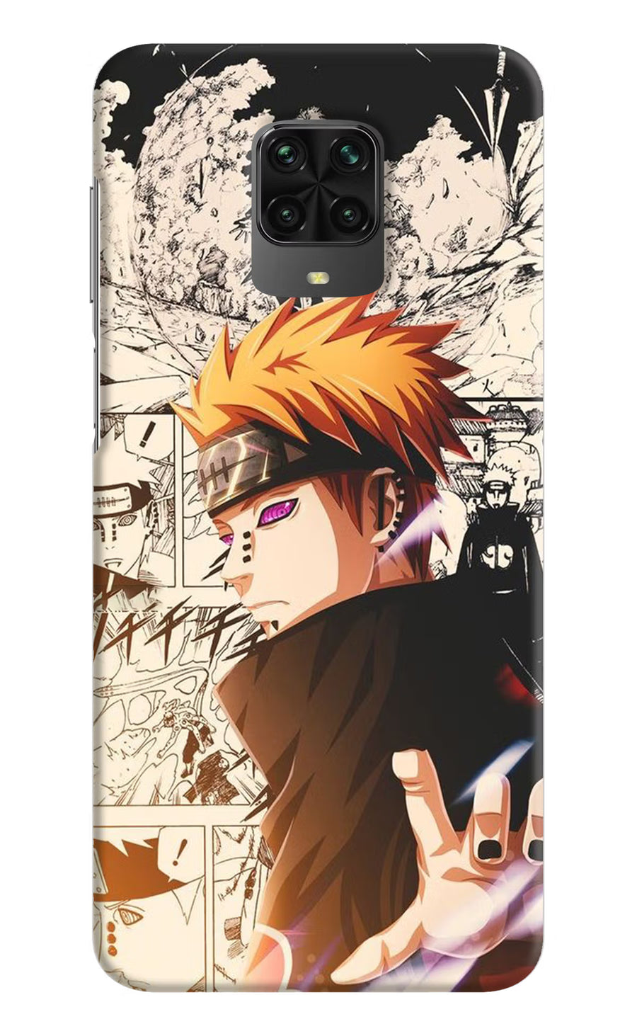 Pain Anime Poco M2 Pro Back Cover, Hard case