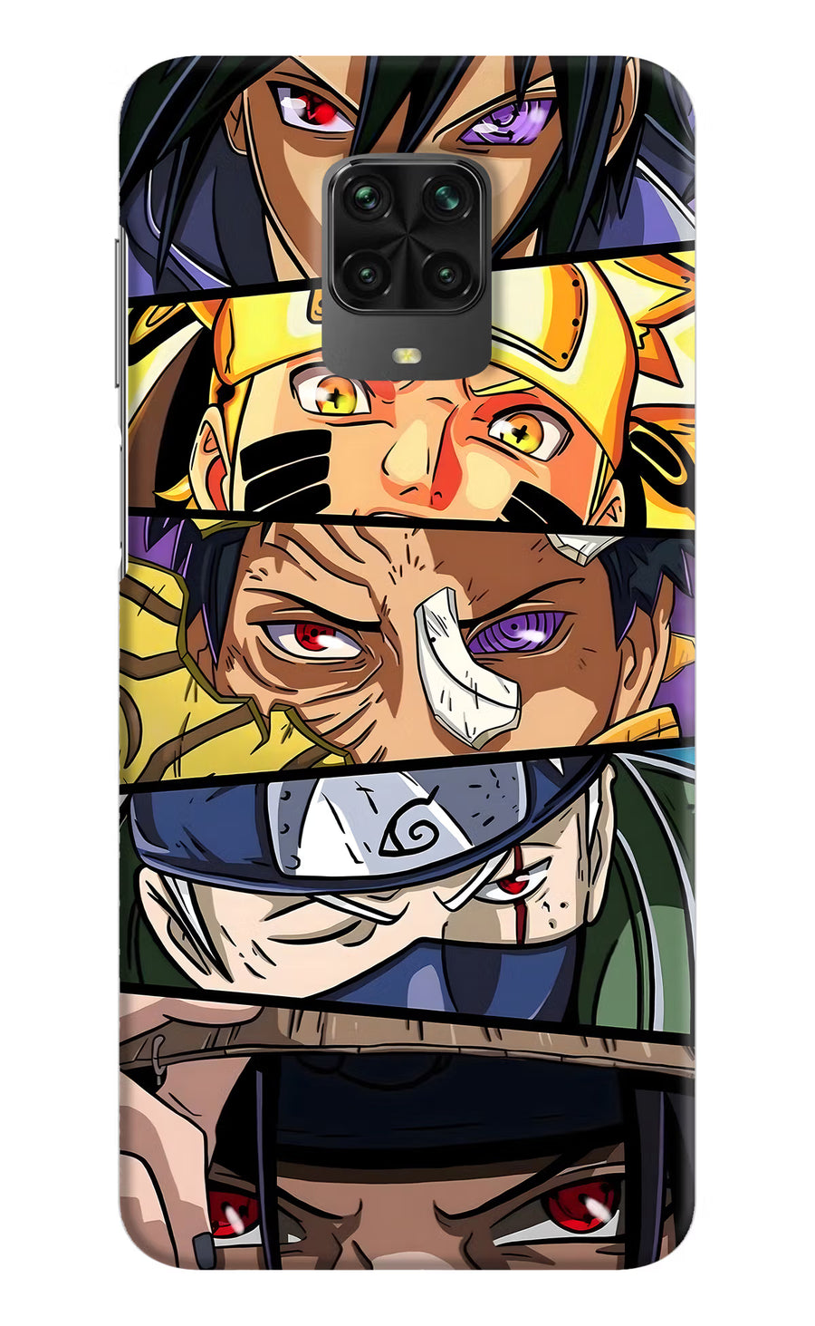 Naruto Character Poco M2 Pro Back Cover, Hard case