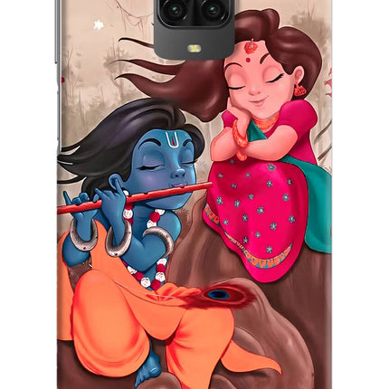 Radhe Krishna Poco M2 Pro Hard Case Back Cover by Casekaro