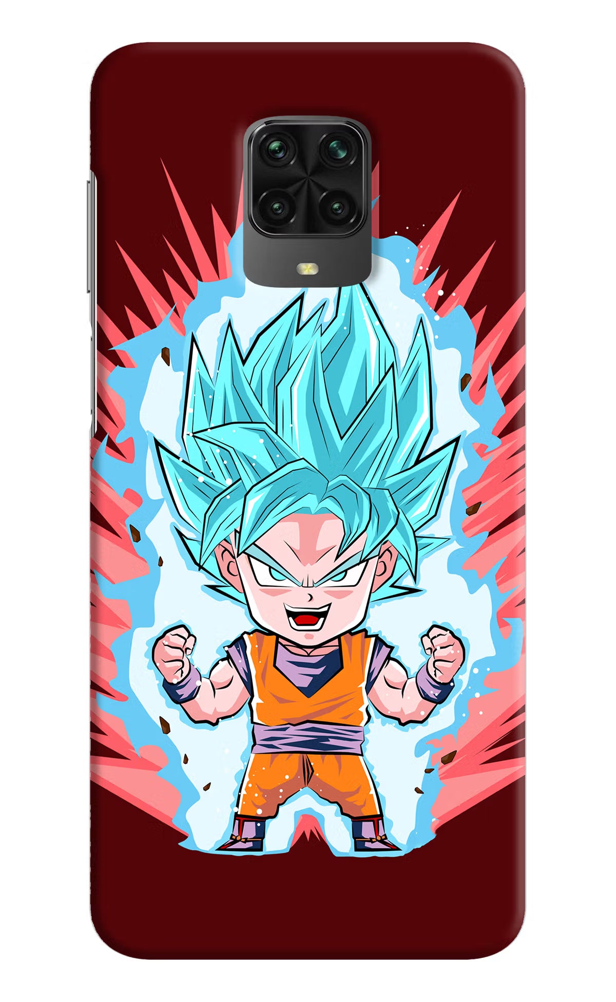 Goku Little Poco M2 Pro Hard Case Back Cover by Casekaro