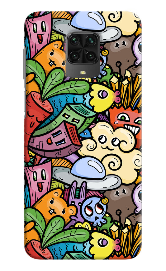 Veggie Doodle Poco M2 Pro Hard Case Back Cover by Casekaro