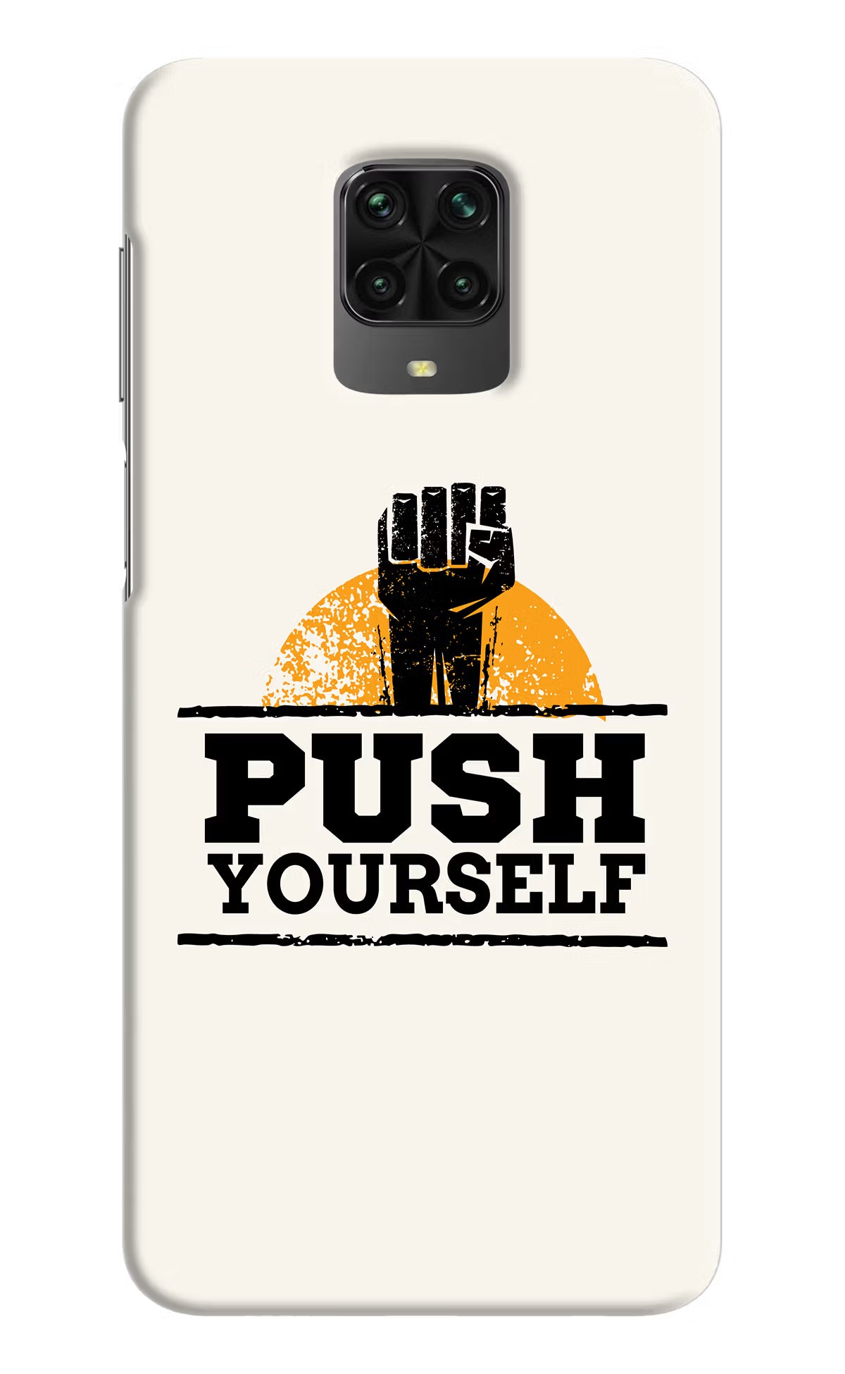 Push Yourself Poco M2 Pro Hard Case Back Cover by Casekaro