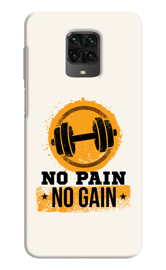 No Pain No Gain Poco M2 Pro Hard Case Back Cover by Casekaro