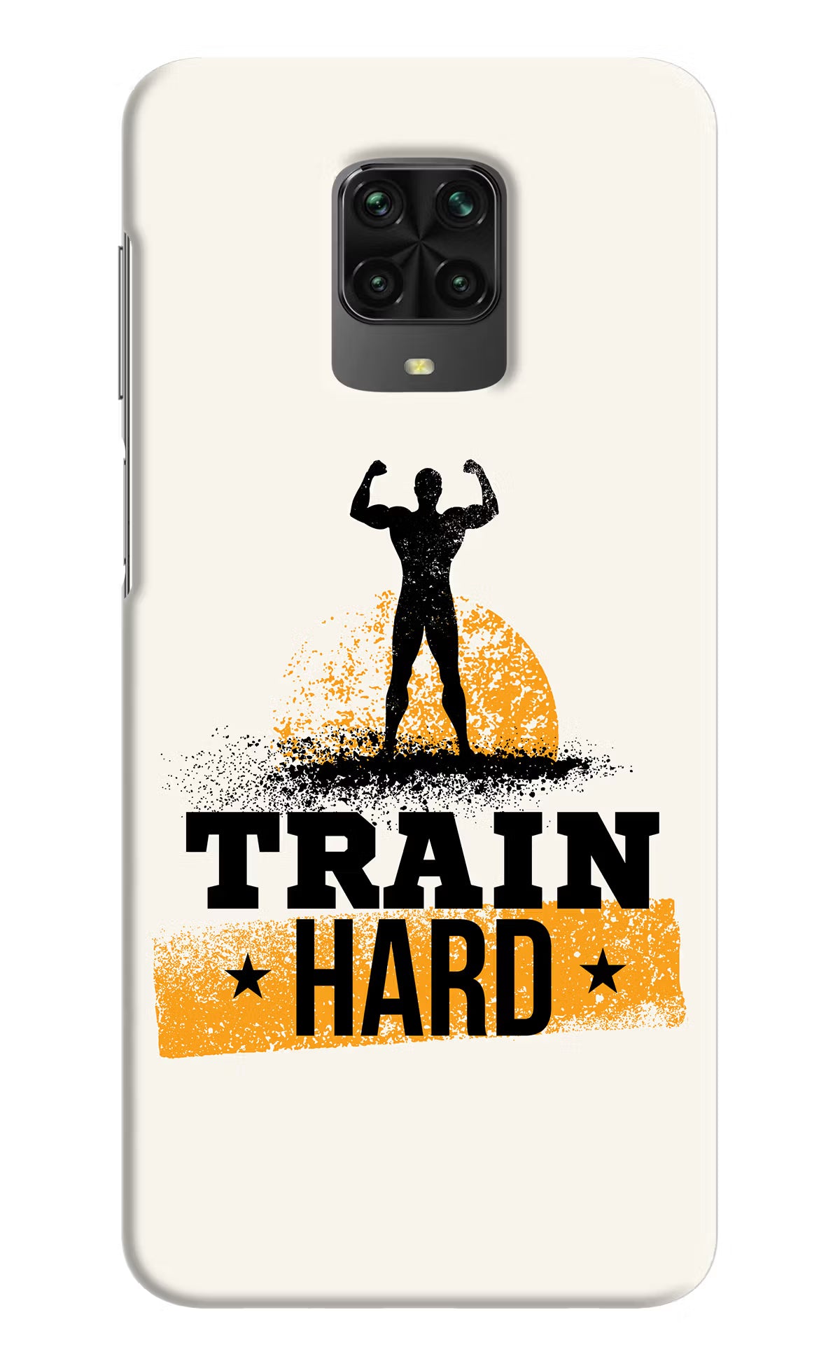 Train Hard Poco M2 Pro Hard Case Back Cover by Casekaro