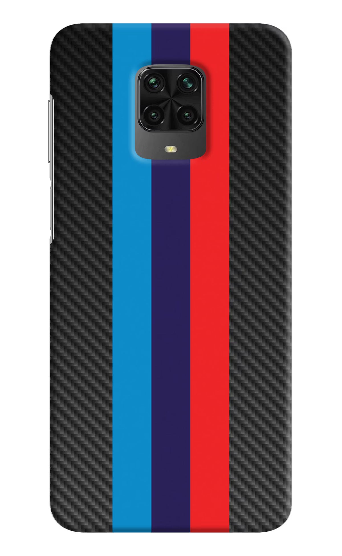 BMW Stripes Pattern Poco M2 Pro Hard Case Back Cover by Casekaro
