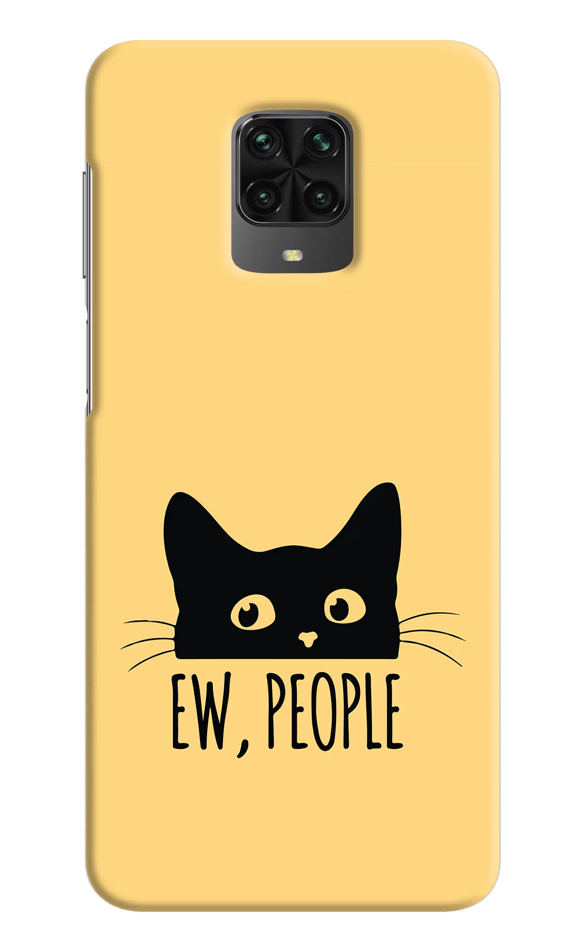 Ew People Catitude Poco M2 Pro Hard Case Back Cover by Casekaro