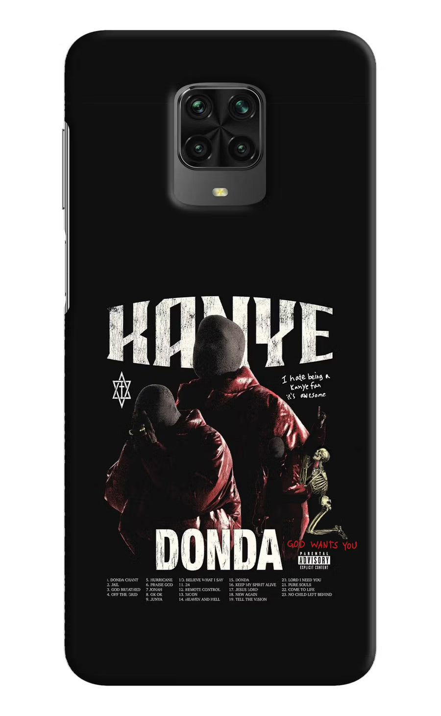 Donda Kanye West Poco M2 Pro Back Cover, Hard case