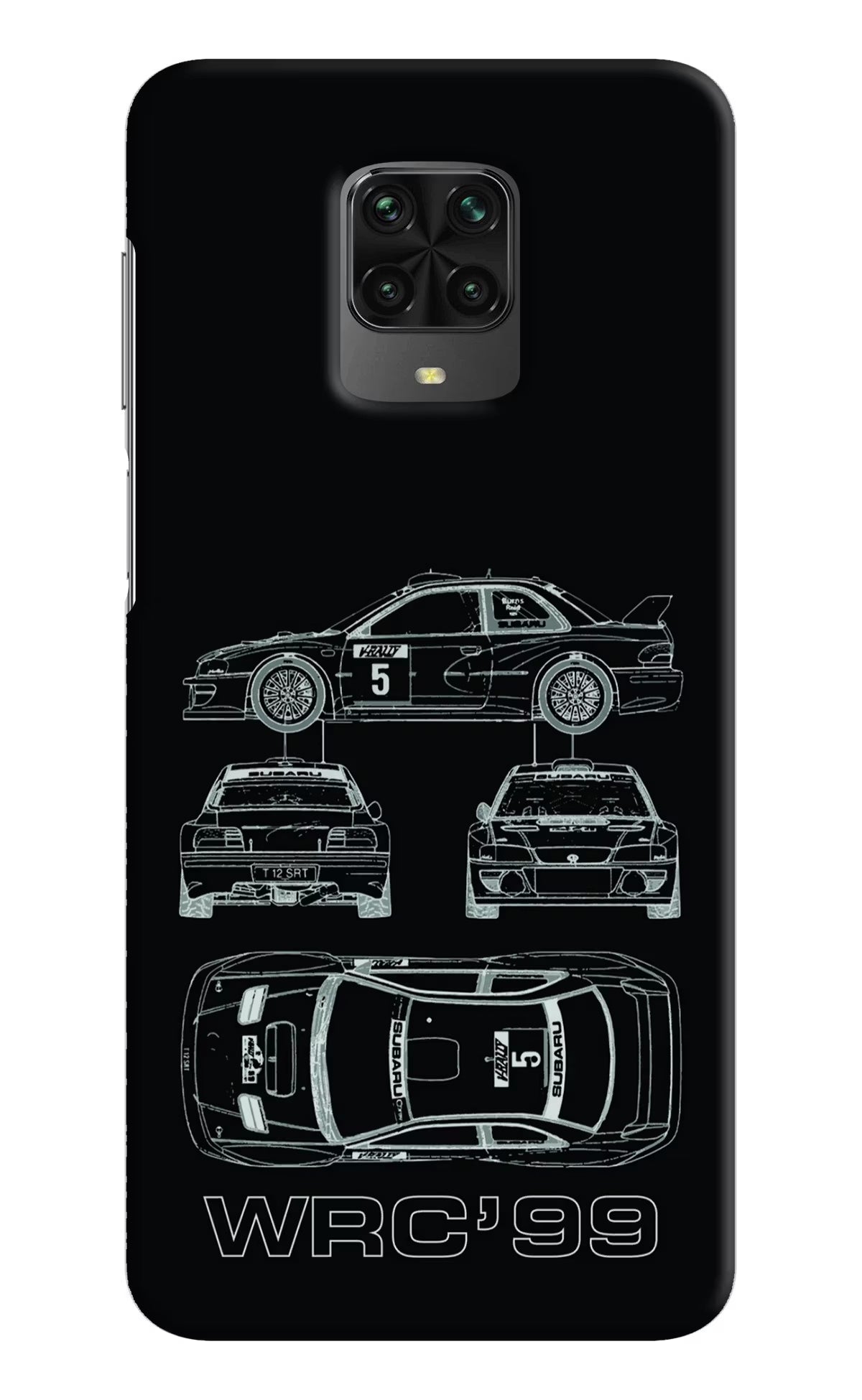 WRC'99 Poco M2 Pro Hard Case Back Cover by Casekaro