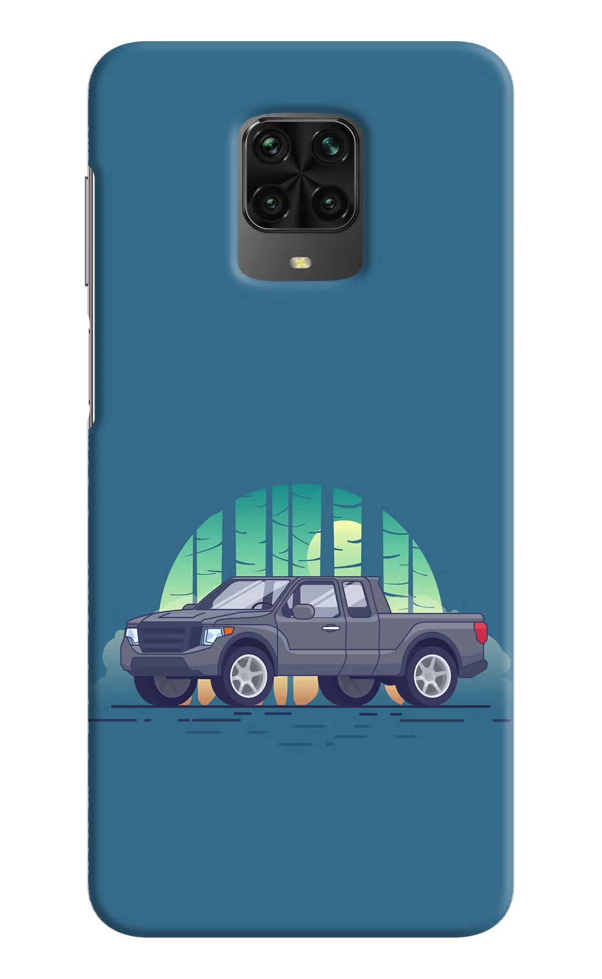 Retro Garage Vibe Poco M2 Pro Hard Case Back Cover by Casekaro