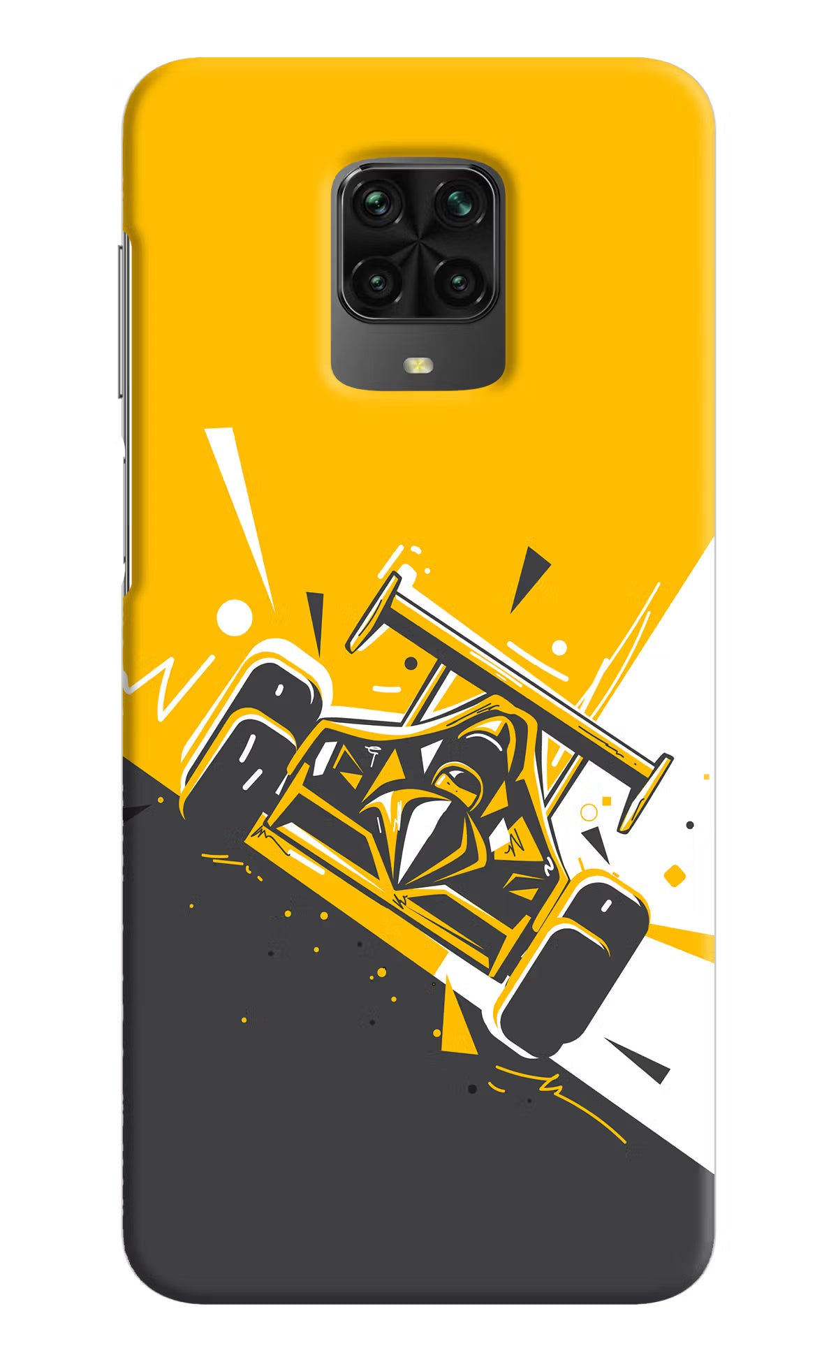 Track King Poco M2 Pro Hard Case Back Cover by Casekaro