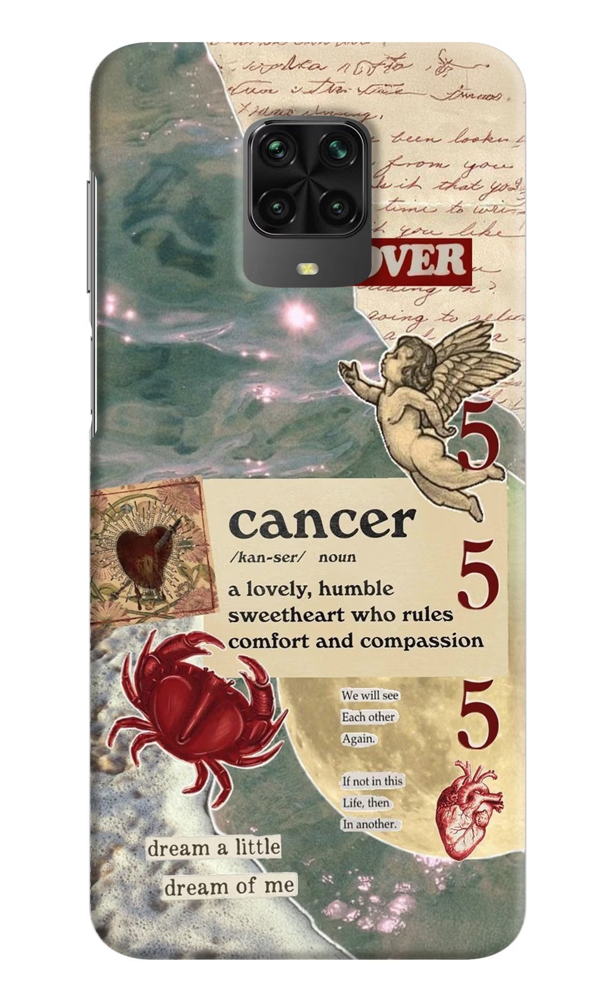 Cancer Zodiac Poco M2 Pro Hard Case Back Cover by Casekaro