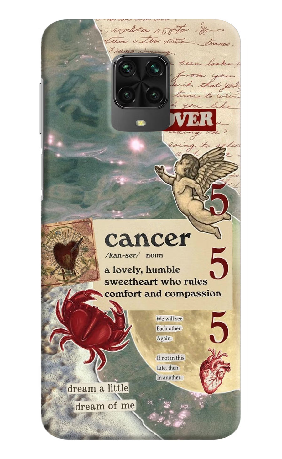 Cancer Zodiac Poco M2 Pro Back Cover, Hard case