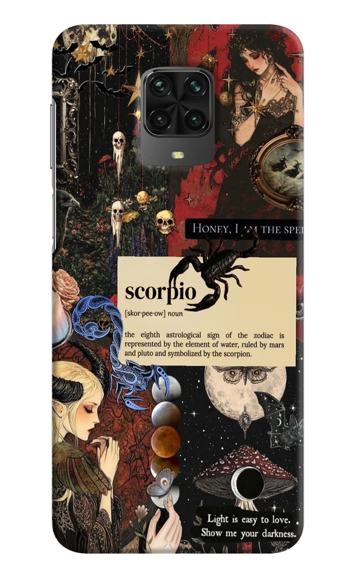 Scorpio Zodiac Poco M2 Pro Hard Case Back Cover by Casekaro