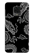 Twin Dragons Poco M2 Pro Hard Case Back Cover by Casekaro