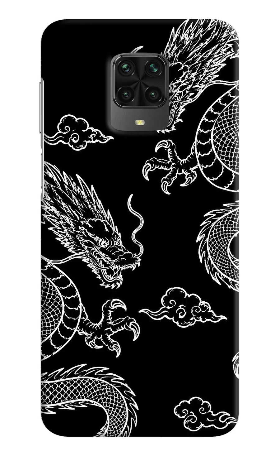 Twin Dragons Poco M2 Pro Back Cover, Hard case