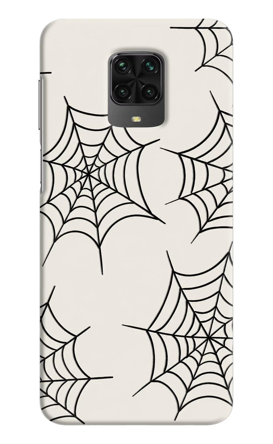 Spider Web Poco M2 Pro Back Cover, Hard case