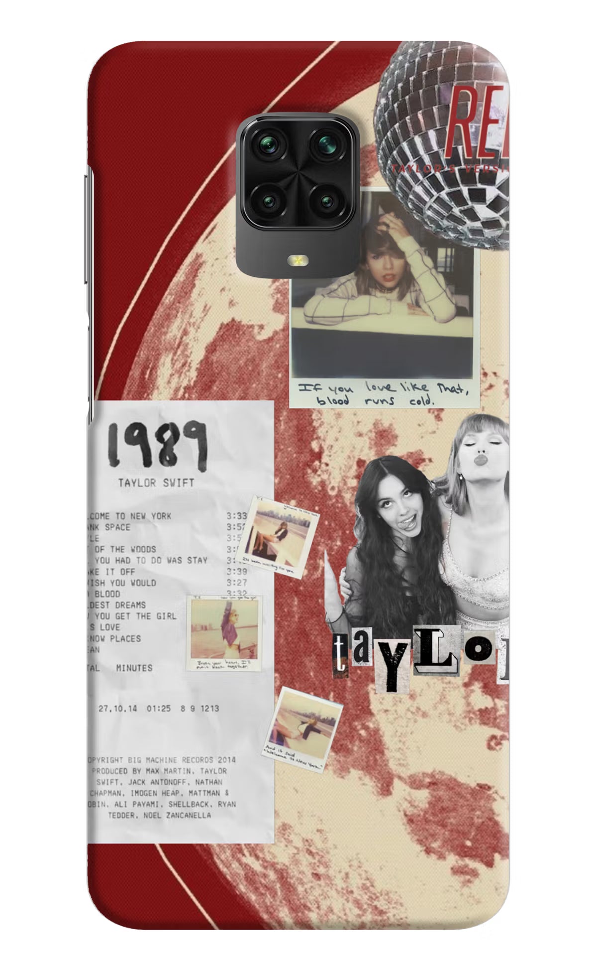 Taylor Swift Poco M2 Pro Back Cover