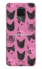 Pink Cats Poco M2 Pro Hard Case Back Cover by Casekaro