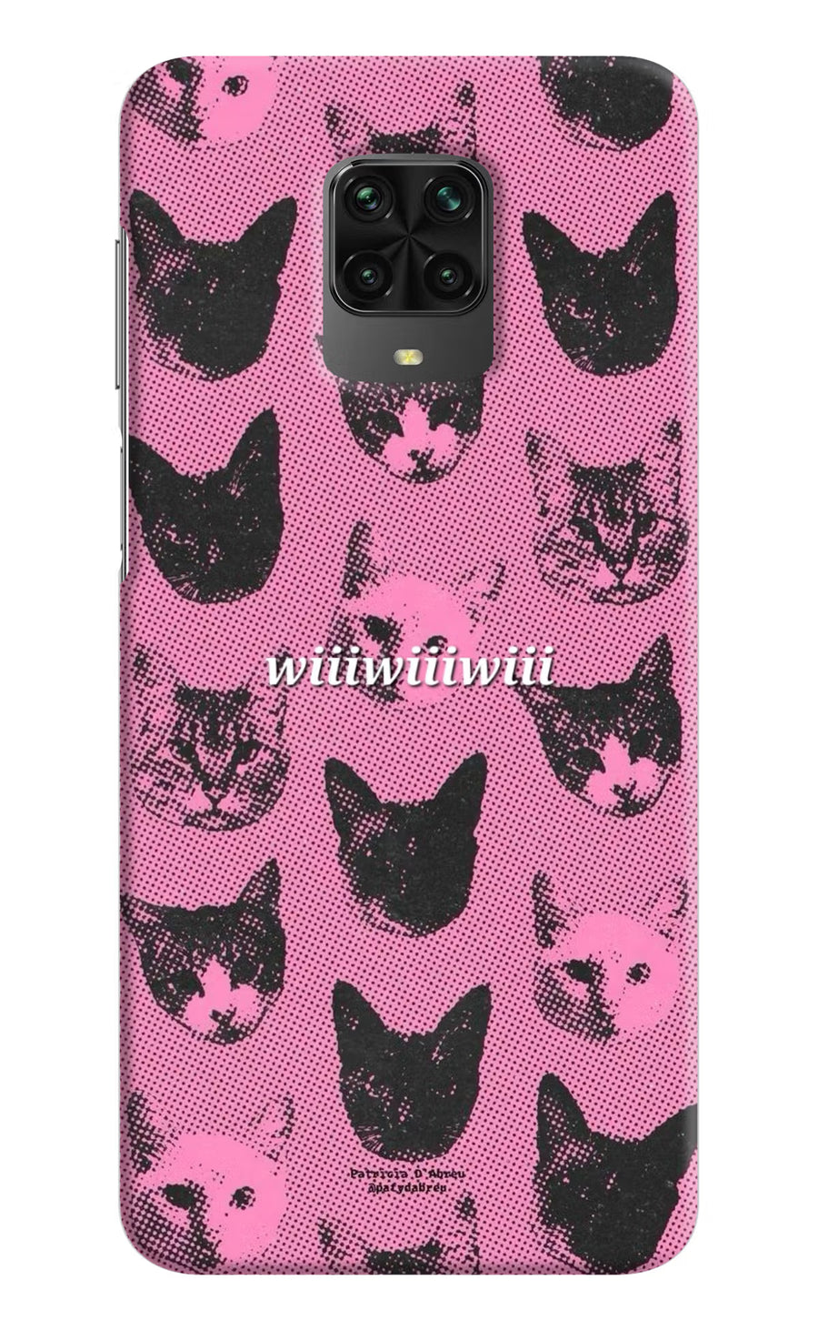 Pink Cats Poco M2 Pro Back Cover, Hard case