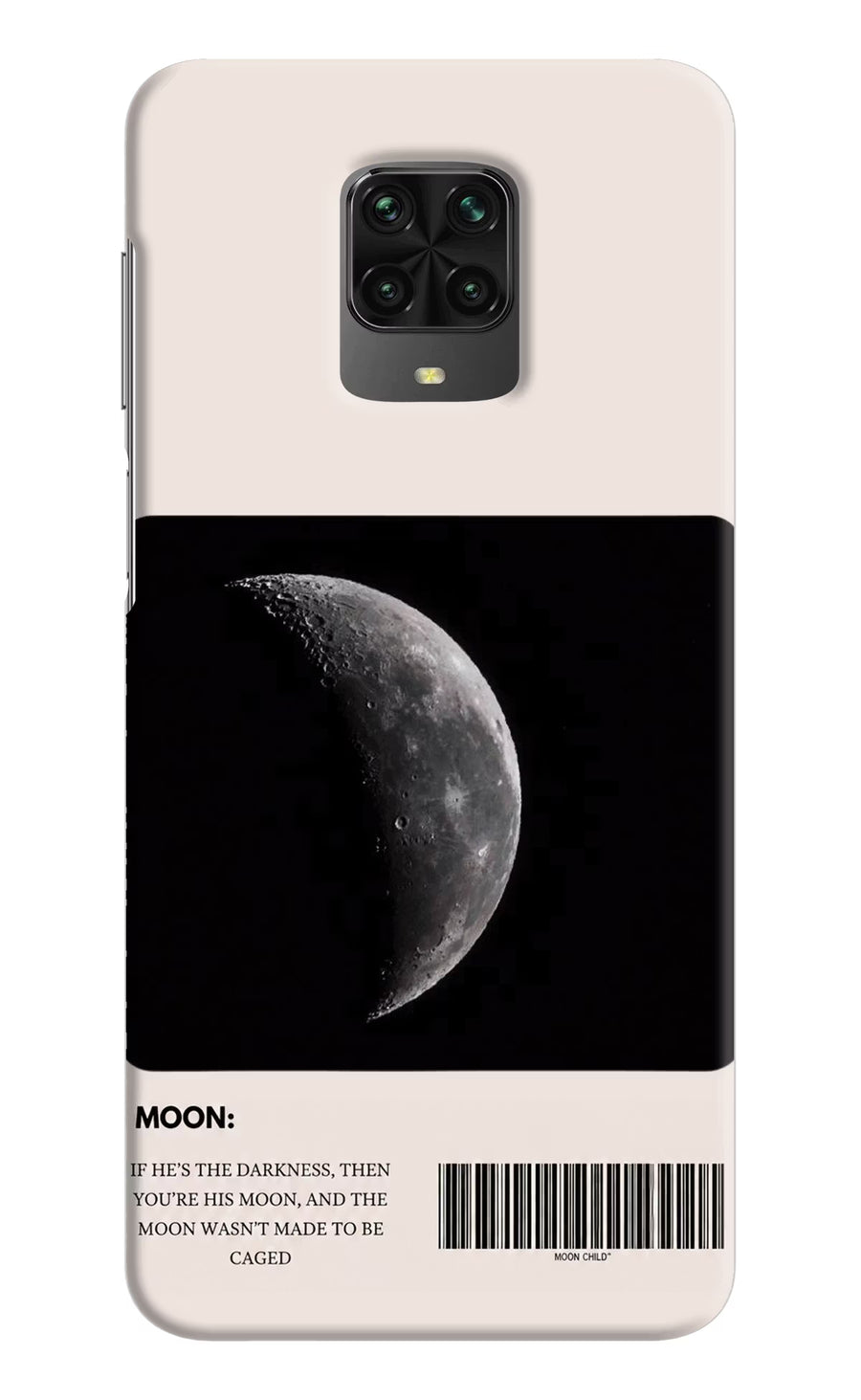 Moon Phase Poco M2 Pro Back Cover, Hard case