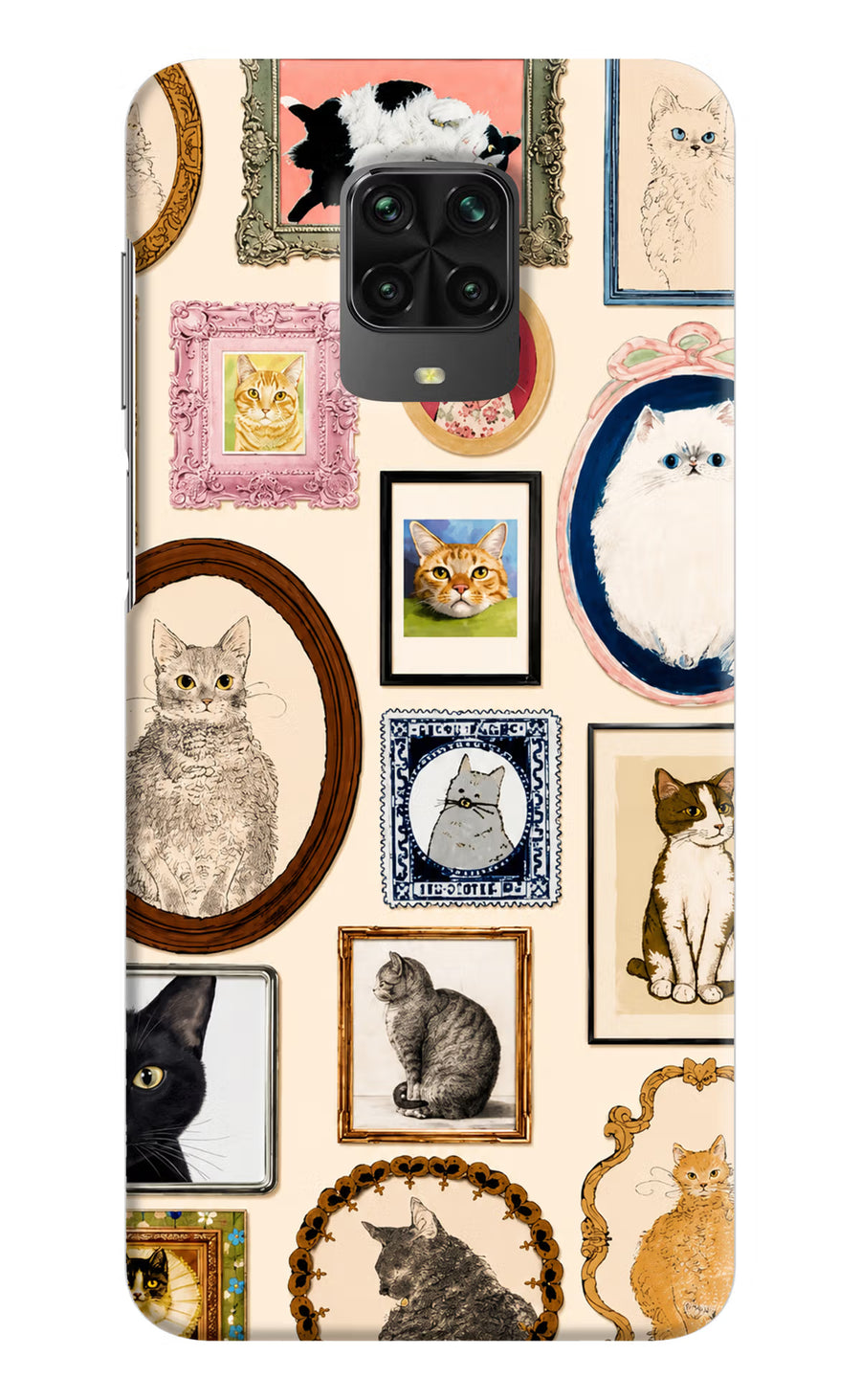 Mirror Cats Poco M2 Pro Back Cover, Hard case