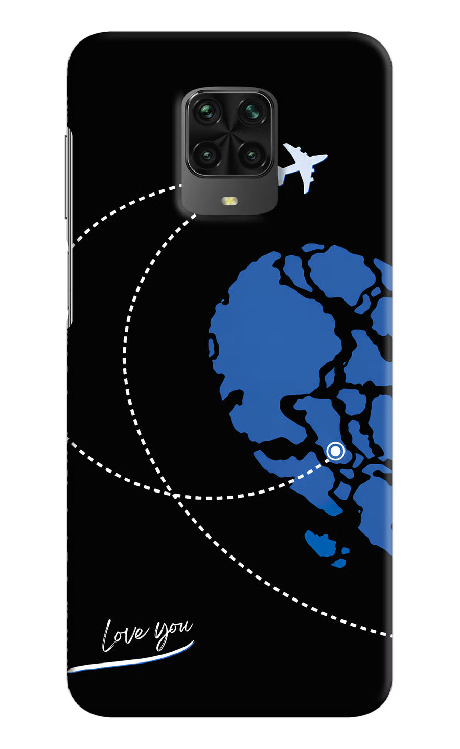 Love Orbit Poco M2 Pro Back Cover, Hard case
