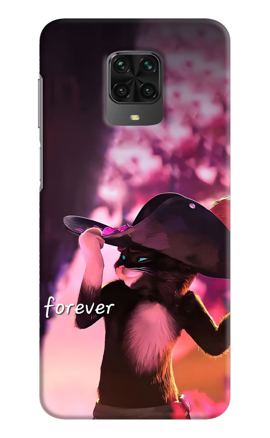 Forever Cat Poco M2 Pro Back Cover, Hard case