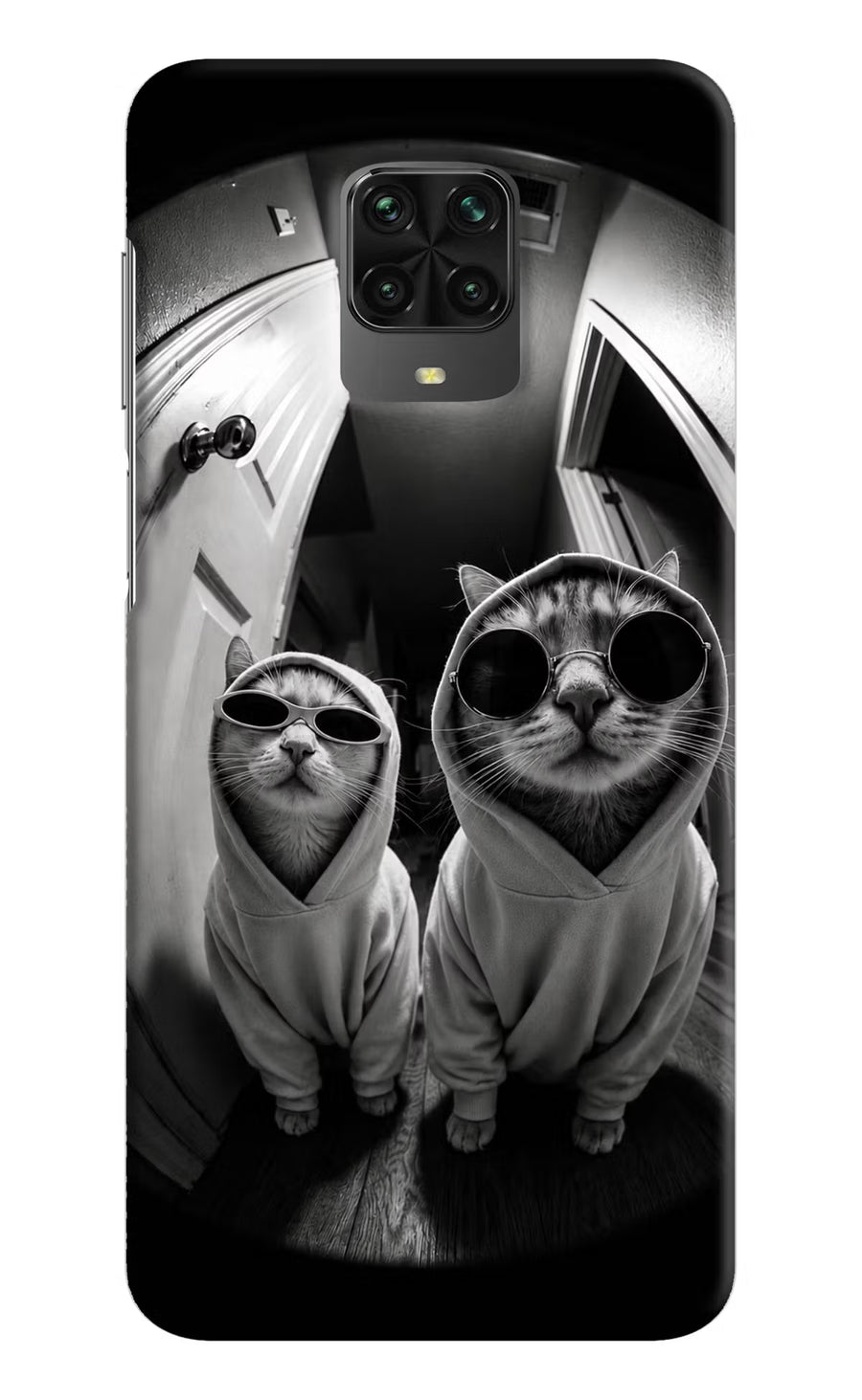 Hood Cats Poco M2 Pro Back Cover, Hard case