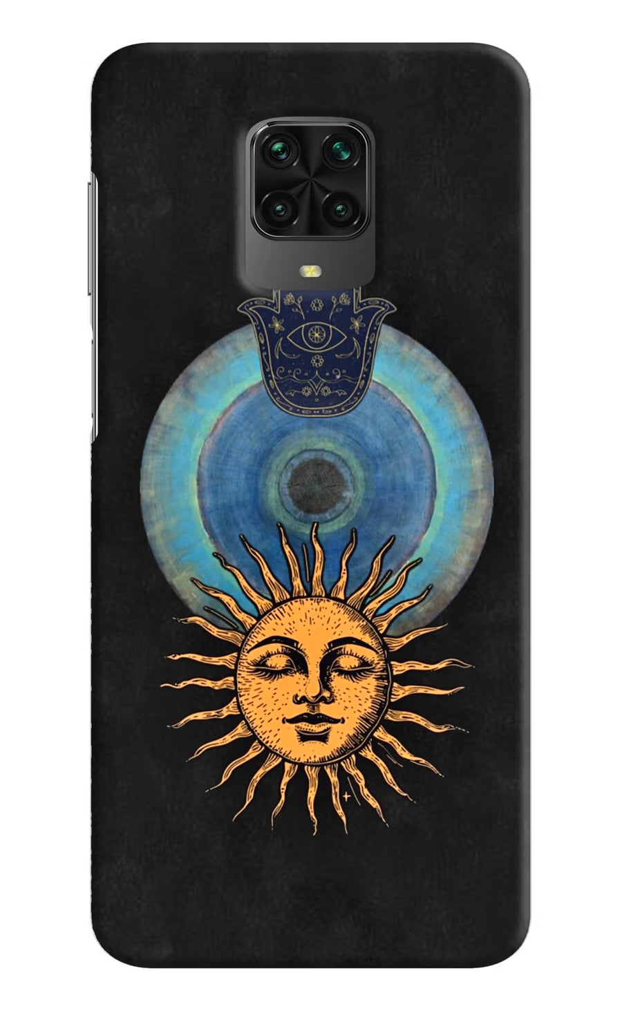 Divine Sun Poco M2 Pro Back Cover, Hard case