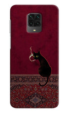 Midnight Cat Poco M2 Pro Hard Case Back Cover by Casekaro