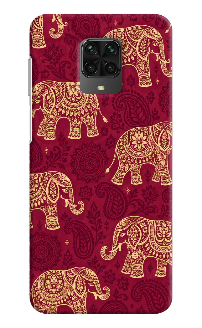 Maroon Elephant Poco M2 Pro Back Cover