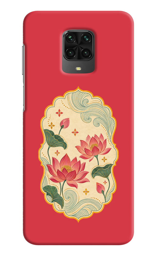 Pink Lotus Poco M2 Pro Back Cover