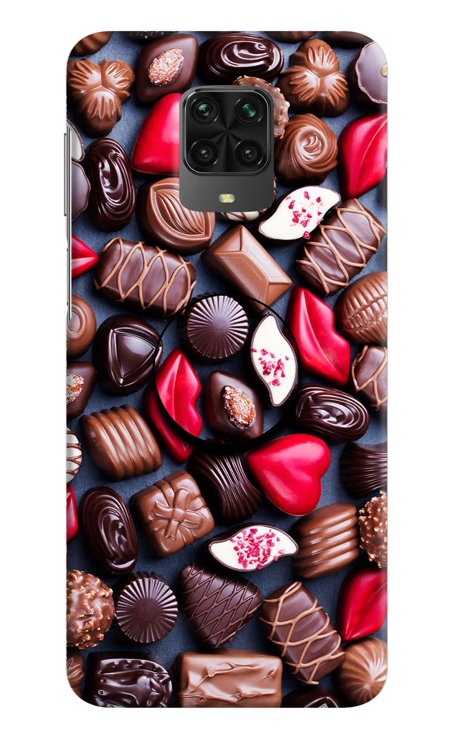 Chocolates Poco M2 Pro Pop Case, Hard case