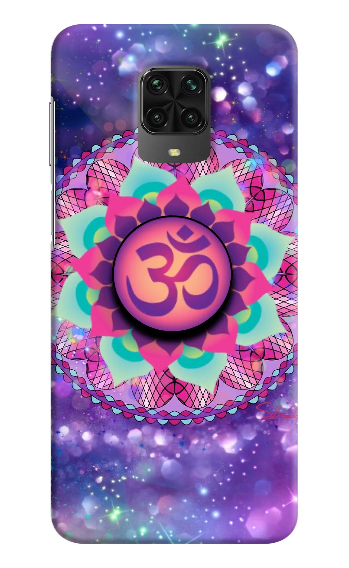 Om Purple Poco M2 Pro Pop Case by Casekaro