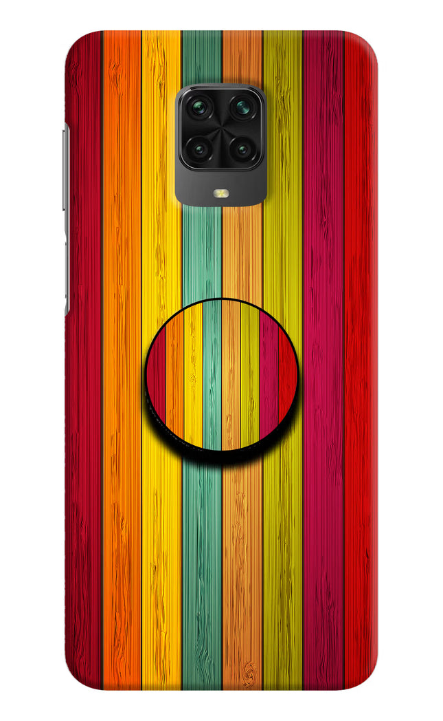 Multicolor Wooden Poco M2 Pro Pop Case by Casekaro