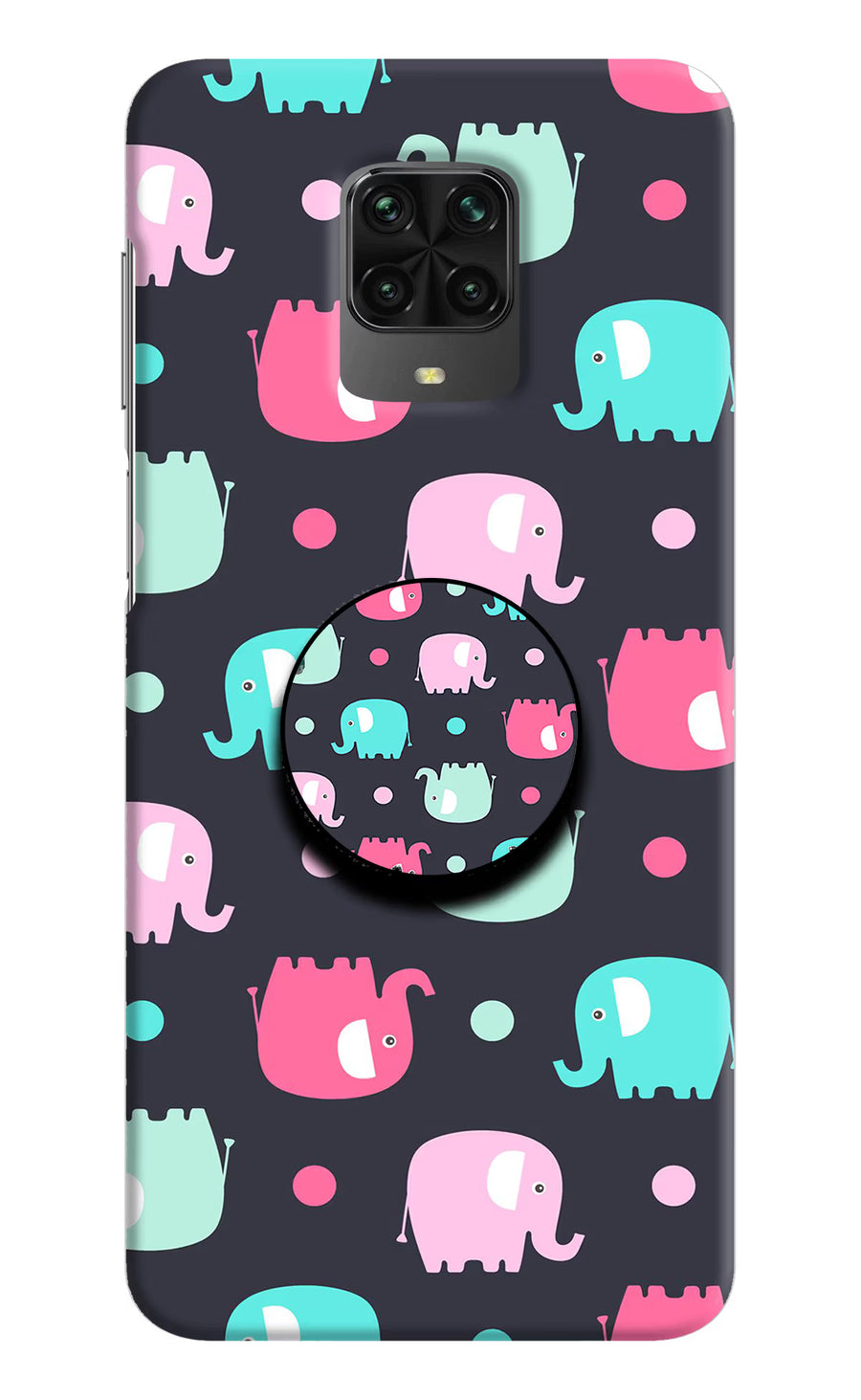 Baby Elephants Poco M2 Pro Pop Case, Hard case