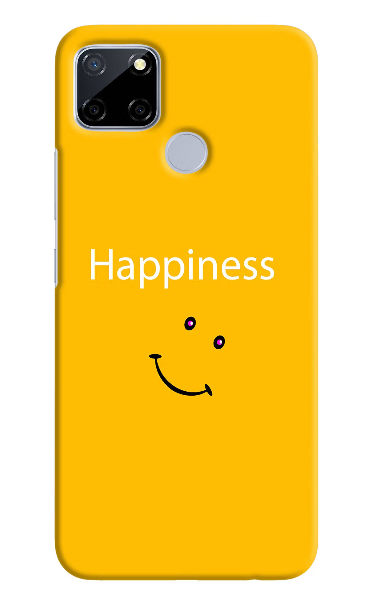 Happiness With Smiley Realme C12/Narzo 20 Hard Case Back Cover by Casekaro