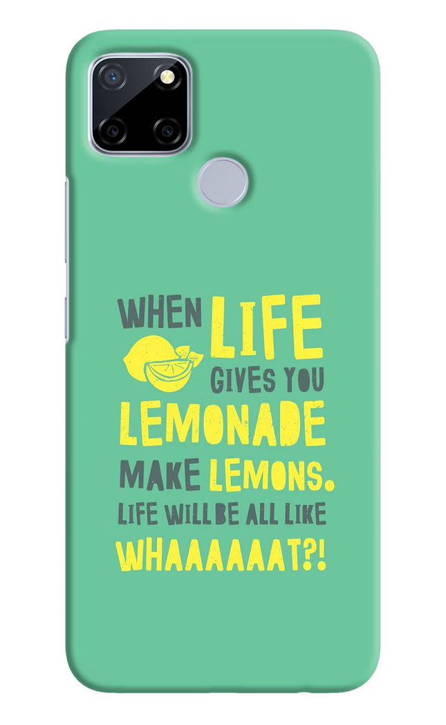 Quote Realme C12/Narzo 20 Hard Case Back Cover by Casekaro